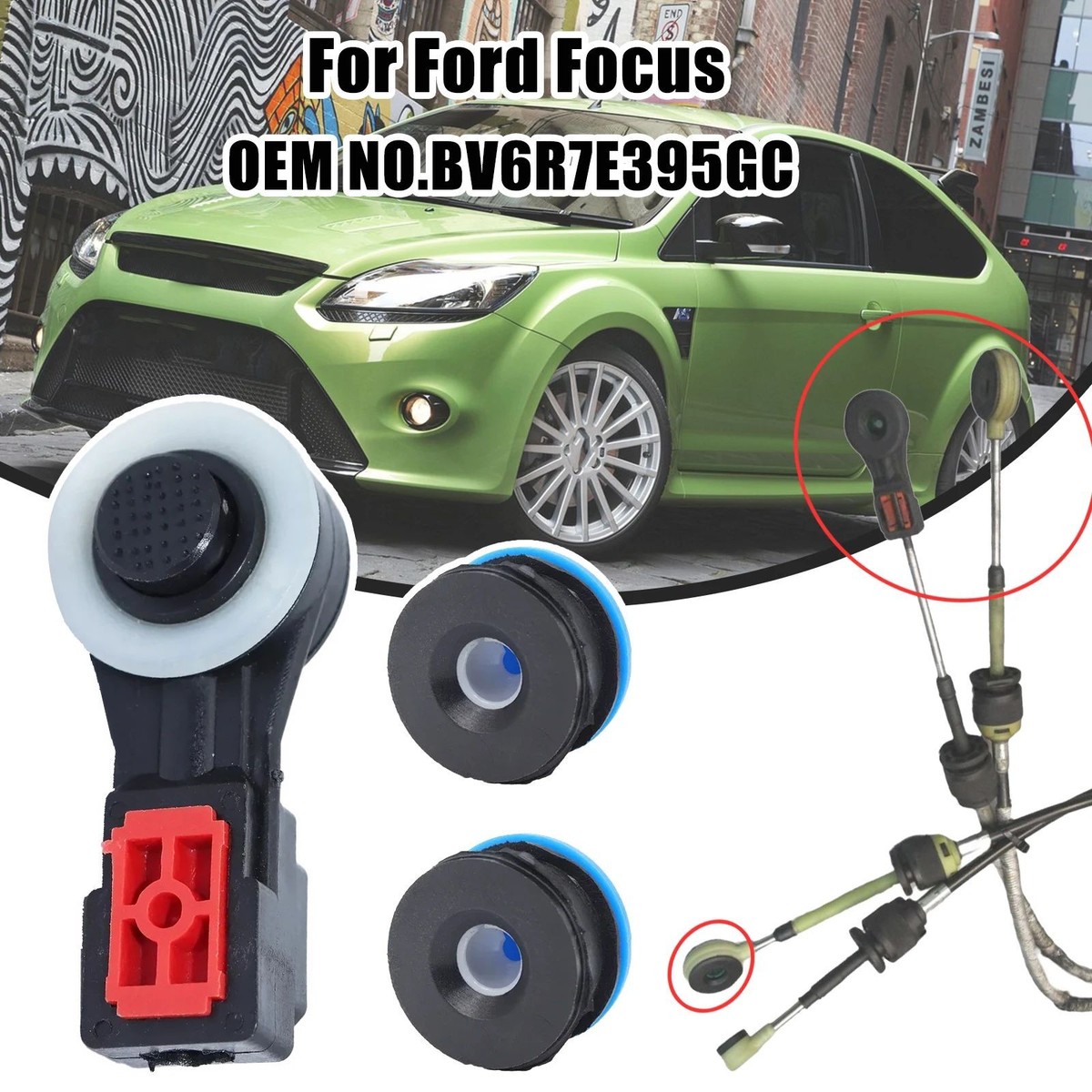 Gearbox Linkage Cable Bushing For Ford Focus MT Pull Head Gear