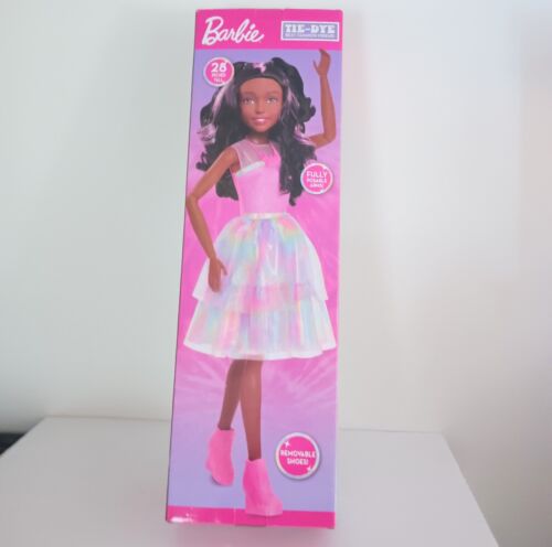 Barbie Tie Dye Best Fashion Friend 28-Inch Style Dark Brown Hair for Ages 3 up - Picture 2 of 5
