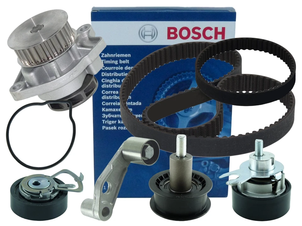 BOSCH Zahnriemen + Rollen Wasserpumpe VAG 1.4 16V / BBY AXP AHW AUB APE AUA BCA
