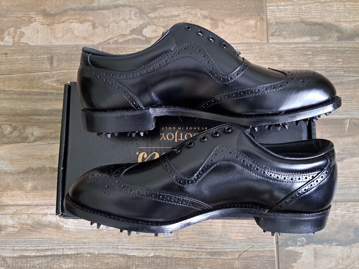 Chaussures De Golf FootJoy Premiere Classic – Bout D'aile Noir – Taille 13 AA (56903)