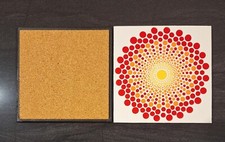 50 Pcs Self Adhesive Cork Squares 4x4"Cork Backing Sheets 2mm Thick Cork Coaster