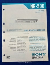 Sony Dolby C Noise Reduction Processor Nr-500 for sale online | eBay