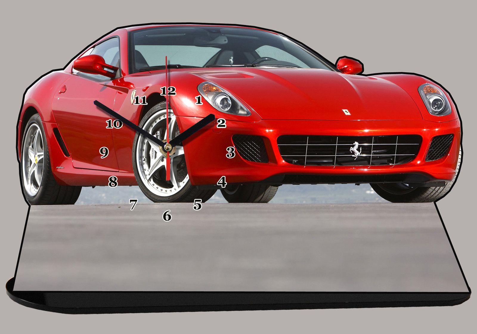 Voiture miniature Ferrari 599 Fiorano-02 horloge pour décoration de bureau