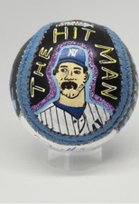 Don Mattingly   Signed 1/1 Hand Painted Art Baseball Beckett  COA + LOA