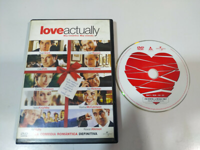 Love Actually Hugh Grant Liam Neeson Emma Thompson Rowan Atkinson DVD - 3T