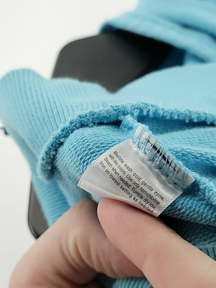 Sudadera con capucha SJB Active para mujer adulta talla mediana azul liso bolsillos cremallera completa Foto 4 de 4