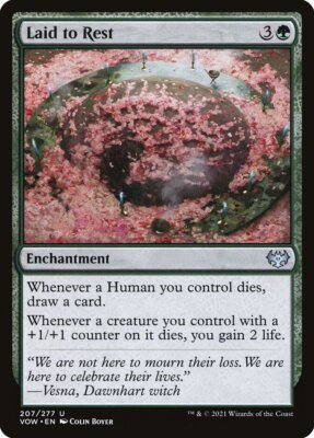 MTG Magic the Gathering Laid to Rest (207/561) Innistrad Crimson Vow NM
