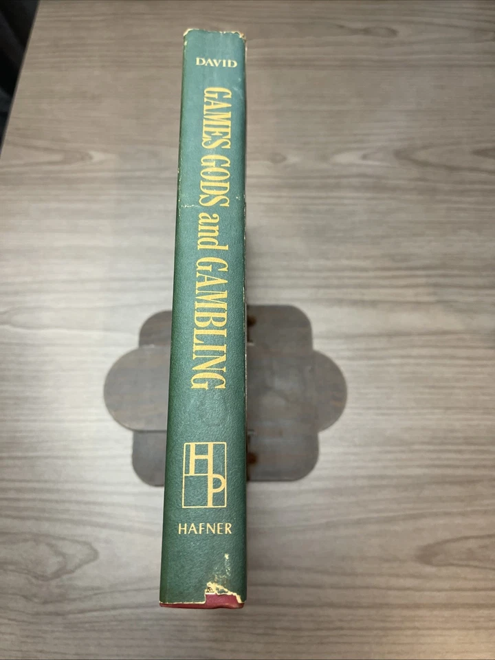 Games, Gods & Gambling-F.N. David HC/DJ Probability Chance Gambling History-1962 - Image 3 of 4