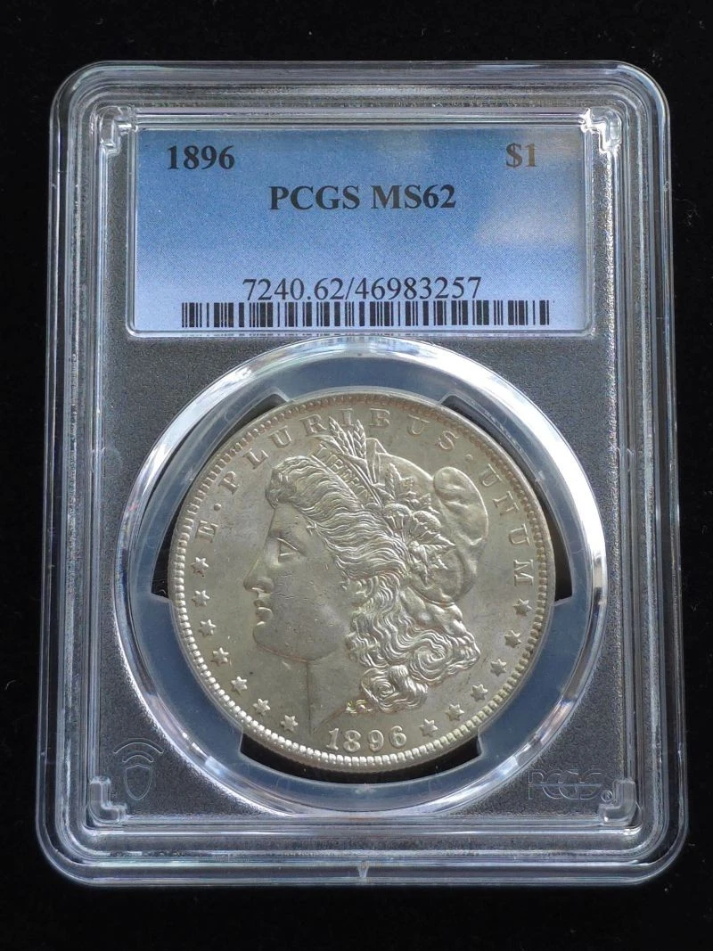 アメリカ　モルガンダラー銀貨1896 MS-62 PCGS アメリカ モルガンダラー銀貨1896 MS-62 PCGS - メルカリ