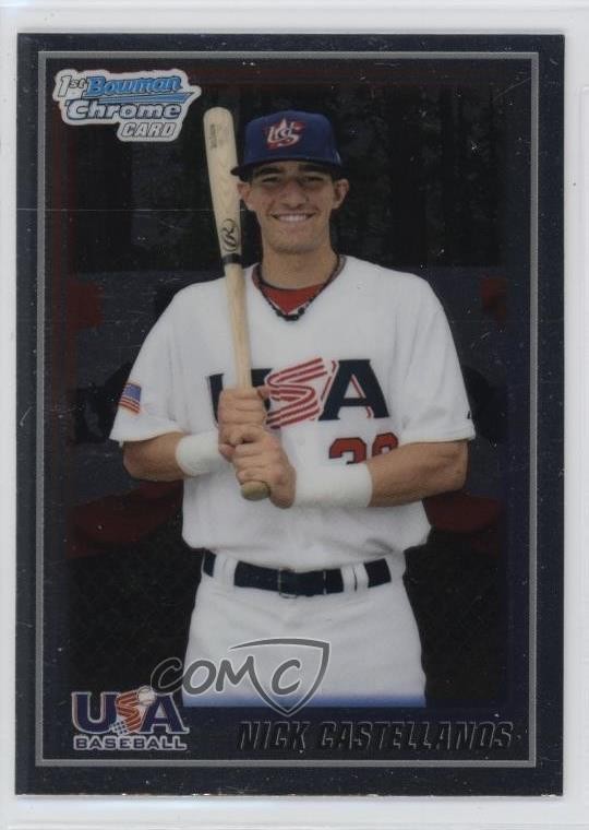 2010 Bowman Chrome 18U USA Team Nick Castellanos #USA18-BC2 6u5