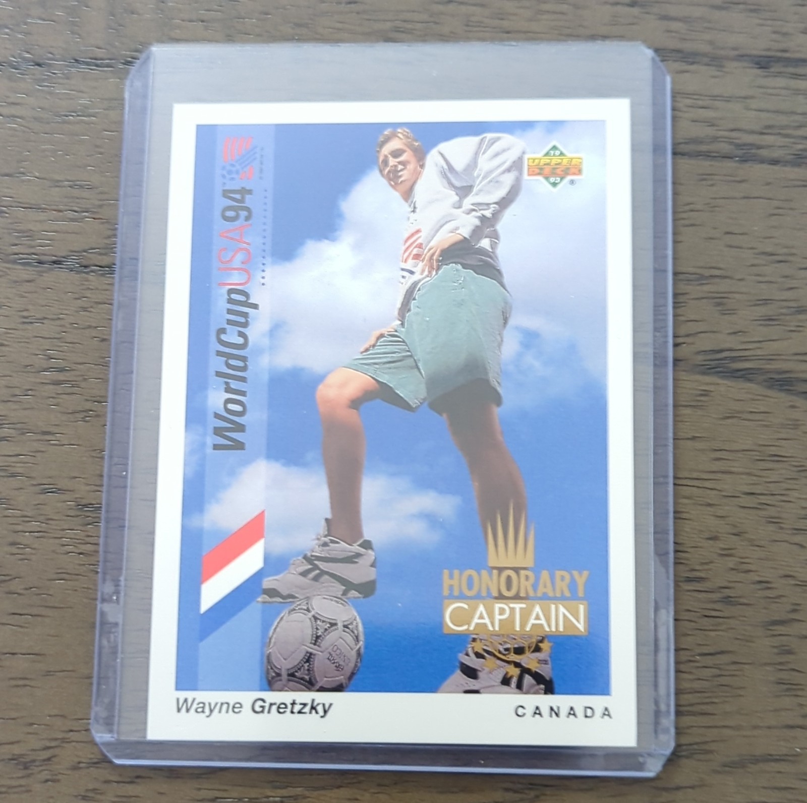 1993 Upper Deck World Cup 94 Preview Wayne Gretzky Honorary Captain #HC4