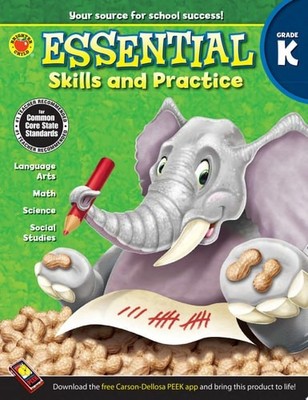 Essential Skills and Practice, Grade K by , Good Book