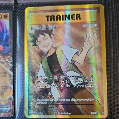 Pokémon XY Evolutions Brock's Grit full art