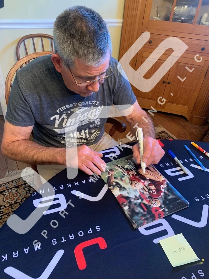 Chris Hanburger signed inscribed 8x10 photo NFL Washington Redskins PSA COA - Image 2 of 2