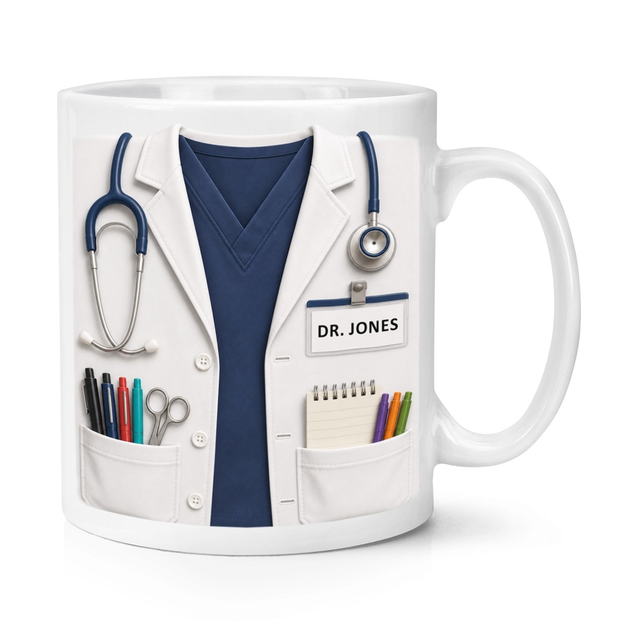 Personalised Doctor Outfit 10oz Mug Cup Best New Job Congratulations Funny DR