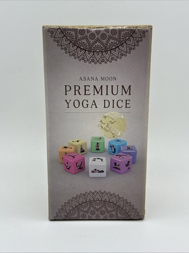 Premium Yoga Dice by Asana Moon 48 Asanas Yoga Poses & Exercises
