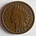 1906 UNITED STATES PENNY - INDIAN HEAD - Great Coin - Lot #M27