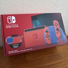 Nintendo Switch Mario Red and Blue Edition Console with Carrying Case 128gb card