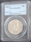 1957-D Franklin Half Dollar PCGS MS64FBL Silver Uncirculated Denver
