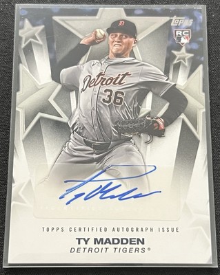2025 Topps Series 2 Ty Madden Baseball Stars Autograph Card
