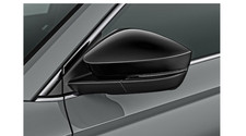 Original Skoda Karoq Kodiaq Dekor Spiegelkappen Set schwarz metallic 57A072530