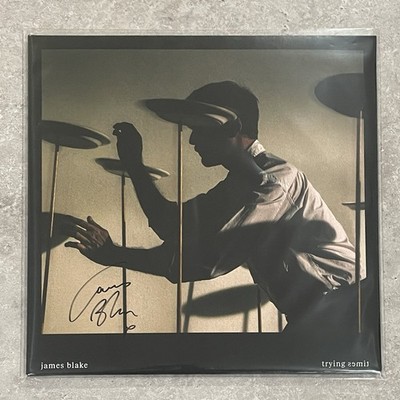 James Blake - Trying Times SIGNED ON COVER 2LP White Vinyl Indie Exclusive NEW