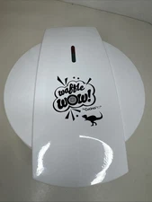 Waffle Wow Dino Waffle Maker- 5 Dinosaur Shapes- Electric Nonstick-NEW OPEN BOX