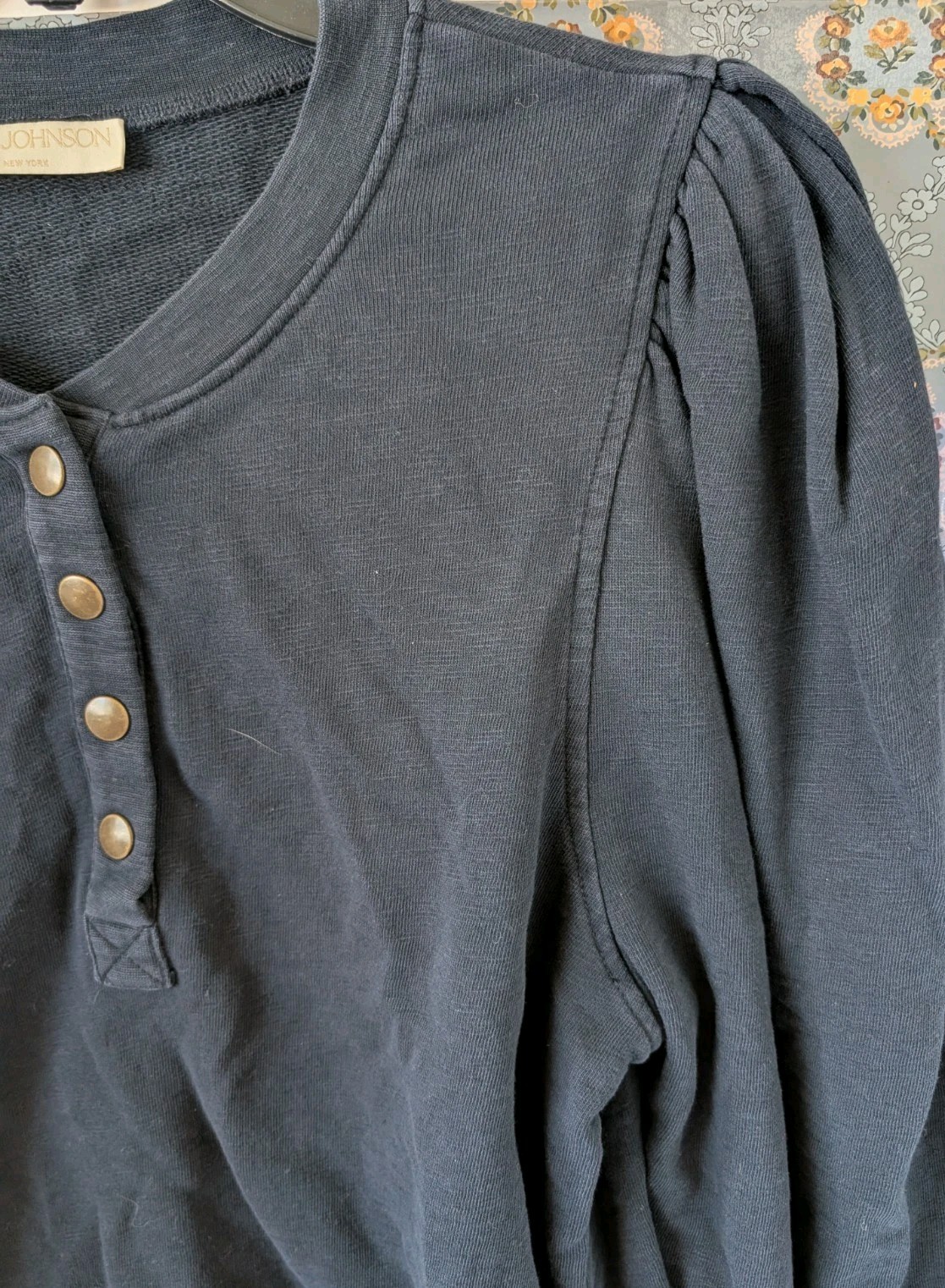 Ulla Johnson Asher Midnight Pullover Sweatshirt Q… - image 8