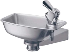 Elkay EDF15R Wall Mounted Single Level Bracket Drinking Fountain Stainless Steel