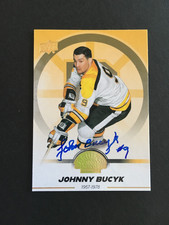JOHN BUCYK #91  AUTO'D 2023/24 U.D.  BRUINS SERIES 1  GOLD CENTENNIAL  RARE