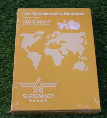 NEW UNOPENED - Supremacy Boardgame Field Marshall's Handbook