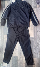 Lacoste Sport Men&rsquo;s 2-Piece Tracksuit Full Zip Jacket & Pants Black/White  (XXL)