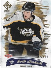 2000-01 Private Stock SCOTT HARTNELL hobby rookie card #129. rookie card picture