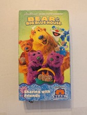 Bear In The Big Blue House Sharing With Friends VHS 2001 Contains 2 Shows
