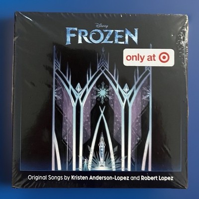 FROZEN Soundtrack LET IT GO/You Want to Build a Snowman 4'' Tiny Vinyl Blue NEW