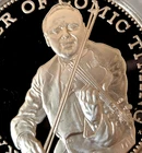 1 troy oz 92.5% Silver *Jack Benny*amazing detail* mint with orig pkg !!!