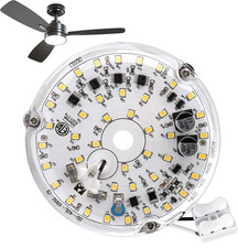 4 Inch Ceiling Fan LED Light Replacement 6000K 18W LED Retrofit Kit Dimmable