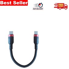 Power Delivery USB-C to USB-C Cable - 10cm Fast Charging & Syncing Solution