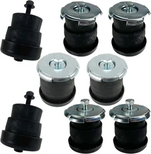 8Pcs Body Mount Bushing Kit Fits 2001-2007 Chevy GMC Silverado Sierra Trucks