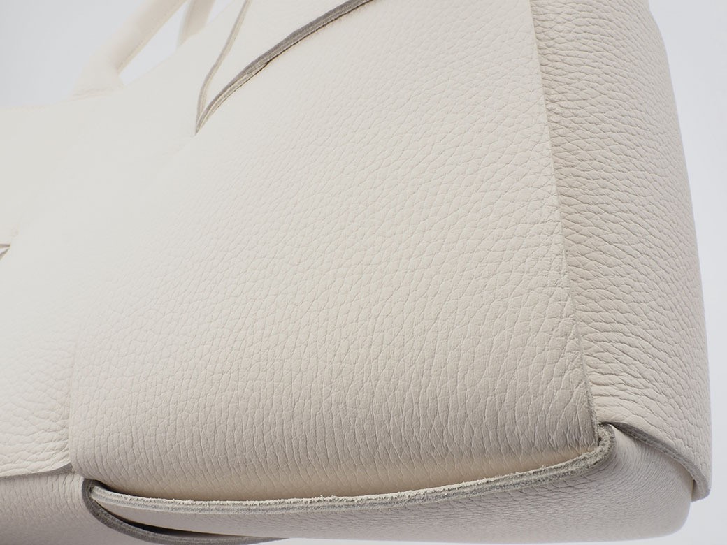 Bottega Veneta Small Arco Tote Bag White Leather Excellent Condition thumbnail 4