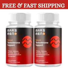 2-Pack Mars Men Capsules - MarsMen for Men Health Capsules - 120 Capsules - US