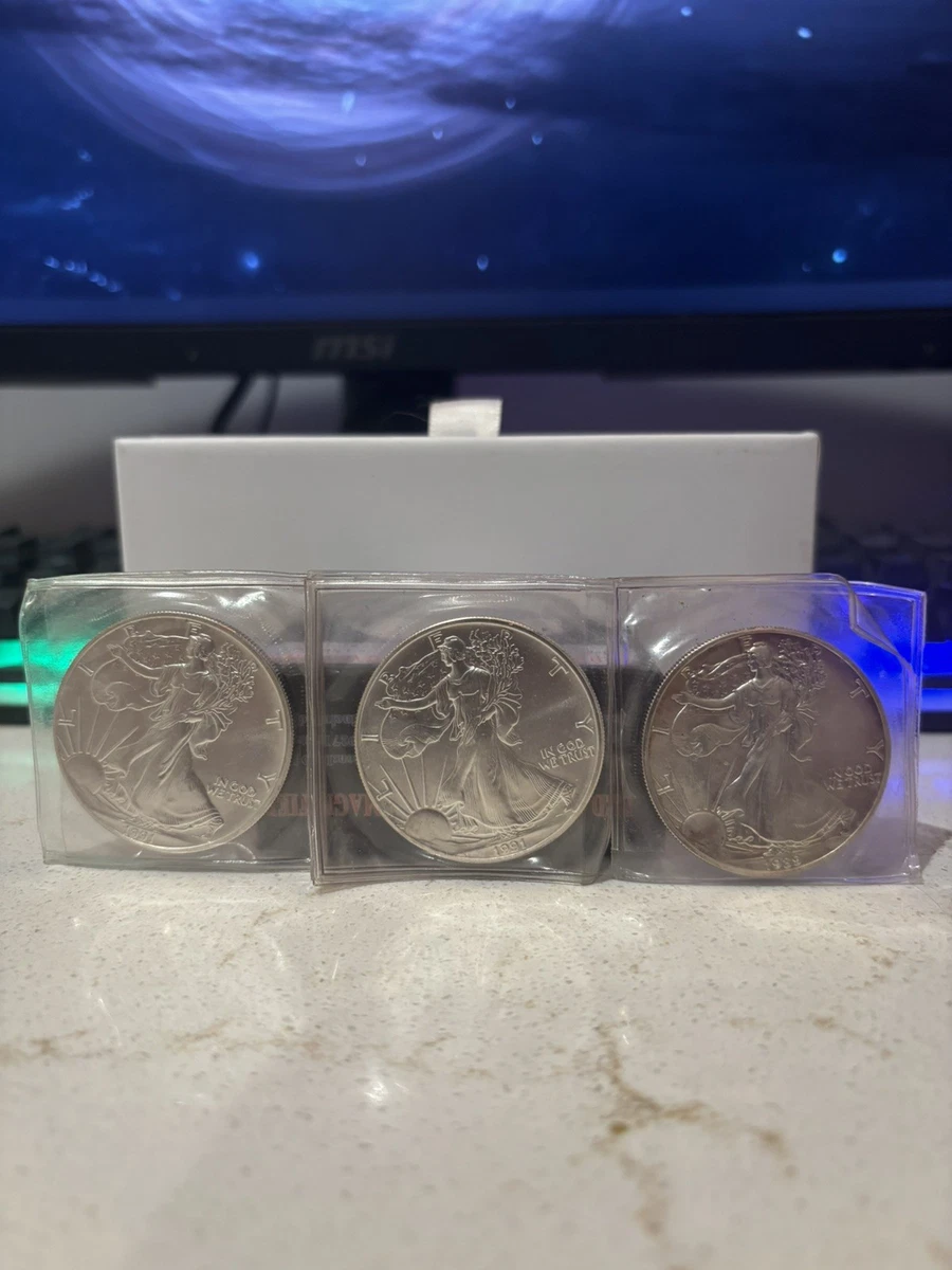 American Eagle 1991 Silver Bullion Coins for sale | eBay
