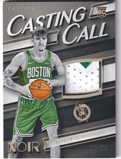 2024-25 Panini Noir NBA No. CCM-BAY Baylor Scheierman Rookie Patch Gold 22/25