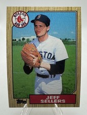 Jeff Sellers Boston Red Sox #12 1987 Topps ⚾️