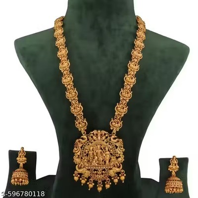 Women haram Jewellery Set For Women Ram Sita Lakshman Gold Plated jewellery set