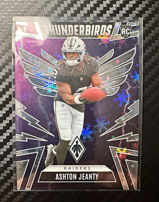 Panini 2025 Phoenix Thunderbirds Ashton Jeanty RC #27 Blue Parallel 109/199