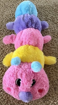 Dan Dee 28  Pink Accent Rainbow Caterpillar Plush Large Collectors Choice-VGC