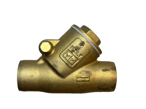 RIV 1โ Brass Y-Strainer Copper Sweat Solder 200 WOG 125 WSP NOS