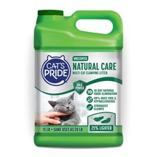 Cat's Pride Natural Care Odor-Eliminating Hypoallergenic Litter 15lb