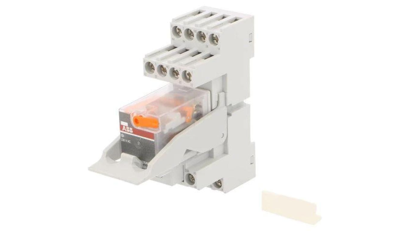 Relay: Interface 4PDT Coils: 230VAC to 1SVR405618R3112